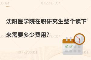 沈陽醫(yī)學(xué)院在職研究生整個(gè)讀下來需要多少費(fèi)用?