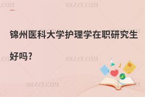 錦州醫科大學護理學在職研究生好嗎?